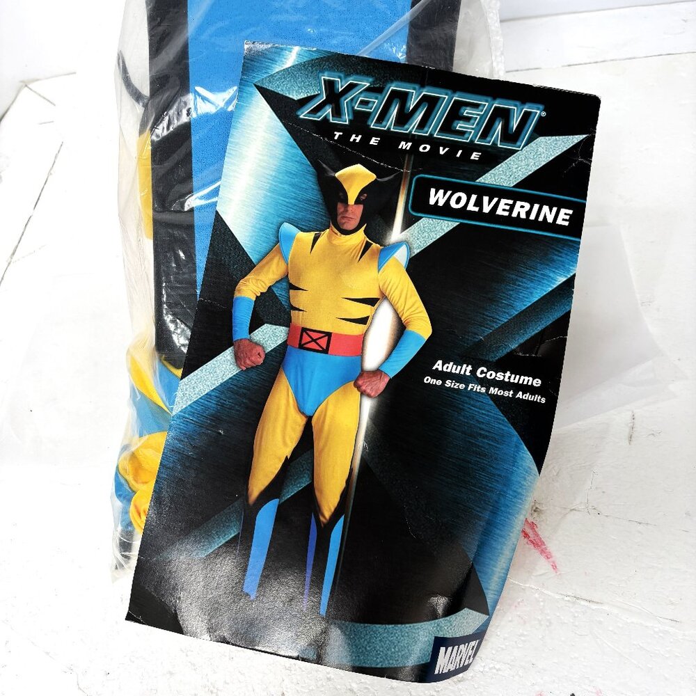 Disguise X-Men Wolverine Adult Marvel Official Costume Y2K Vintage NOS NWT